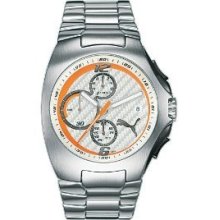 Puma Pu130f2b0215.521 Men's Gear Chronograph Stainless Steel Watch