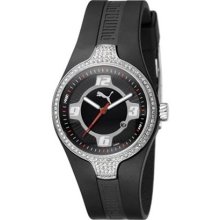 Puma Straps Tune Polyurethane Black Dial Women's watch #PU101942001