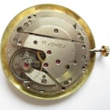 Puw 561 Gents Watch Movement And Dial Runs And Keeps Time