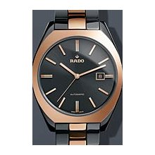 Rado Specchio Automatic Rose Gold 40mm Watch - Black/Rose Gold Dial, Ceramic Bracelet R31560152 Sale Authentic