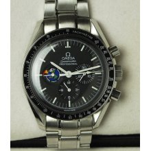 Rare 1997 Omega Speedmaster Apollo 7 Vii Mission Special Edition Watch Cal.1861