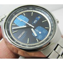 Rare Seiko Chronograph Automatic 6138-8030 Original Bracelet Gents 2.