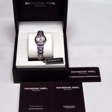 Raymond Weil Watch Jasmine 29mm Roman Date Silver Bracelet 5229-st-00659