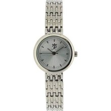 Realm Ladies Round Quartz Analogue Silver Tone Bracelet Strap Watch Rb-64l