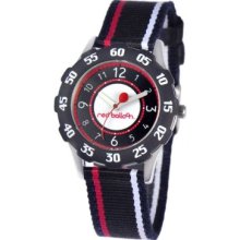 Red Balloon Kid's Sporty Boy Tween Japanese Quartz Woven Strap Watch