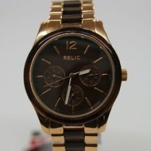 Relic Rose Gold Tone Women's Multifunction Watch