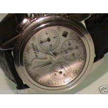 Roberge Geneve M31 Chronographe Men's Quartz Wristwatch Mother Of Pearl Dial