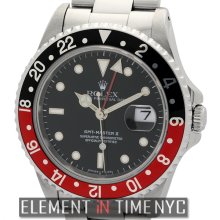 Rolex GMT-Master II Stainless Steel Red/Black 'Coke' Bezel Circa 1991