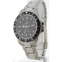 Rolex Mens Gmt-master Ii 16710 F Stainless Steel Jewels In Time