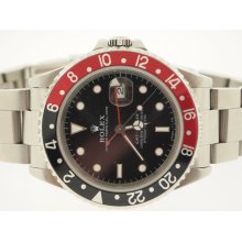 Rolex Mens SS GMT-Master Coke.