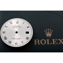 Rolex Silver Roman Datejust Dial Fit For Mens 36mm Datejust 16000 Series 0139