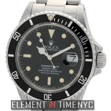 Rolex Submariner Transitional Model Steel 40mm Black Dial Circa 1987