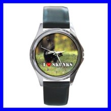 Round Metal Watch SKUNK Girls Boys Animal Pepe Le Peu (11776653)