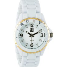 Roxy Jam 2 Watch - Women's White/Gold