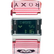 Roxy Wonton Women's Digital Watch With Multicolour Dial Digital Display And Multicolour Leather Bracelet W084bl-Str109t