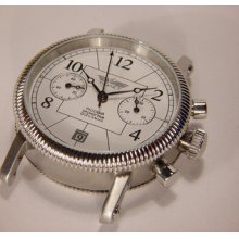 Russian Chronograph Poljot White Dial. New.