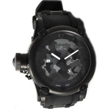 Russian Diver 52mm Special Ops Lefty Black Rubber Strap