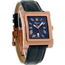 Salvatore Ferragamo Palagio Mens Bronze Swiss Quartz Watch F58LBQ6504-S004