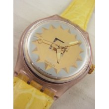 Sap100 Swatch 1994 Girasole Automatic Hands Glow In Box