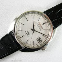 Seiko 4502-8010 Ks King Seiko Chronometer Hi-beat White 4502a Manual Winding 25j