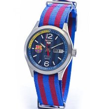 Seiko F.C. Barcelona 100m Nylon Watch SRP303K1 SRP303 SRP303K