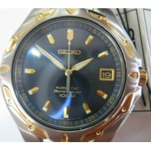 Seiko Kinetic Men's Watch Auto Relay Stainless S Two Tone Original Edition