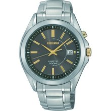 Seiko Men's Stainless Steel Analog Date Calender Quartz Watch Ska527