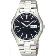 Seiko Men's Watch Stainless Steel Band / Black Dial Sgga65p1