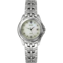 Seiko Seiko Clearance Sale Women's Stainless Steel Case Date Watch Sxd599