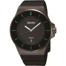 Seiko Sgeg23 Black Ion Plated Dial Men's Watch