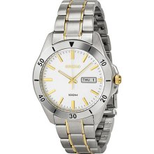 Seiko Silver Dial Two-tone Stainless Steel Mens Watch Sgga81