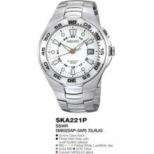 Seiko Ska221p1 Kinetic Men,brand Old Stock,100m Wr,ska221