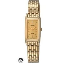 Seiko Solar Ladies Gold Bracelet Watch