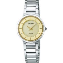 Seiko Swdq017 Exceline Eco-tec Solar Ladies Watch