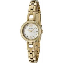 Seiko SXGN80 Womens Gold Tone Stainless Steel Dress Quartz