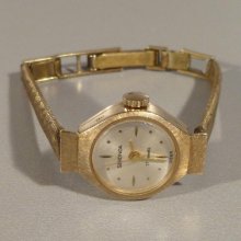 Sekonda Ladies 9k Yellow Gold Vintage USSR Wristwatch