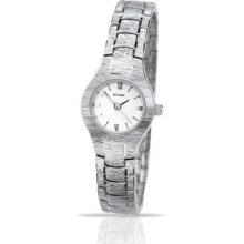 Sekonda Women's Quartz Watch With White Dial Analogue Display And Silver Bracelet 4380.27