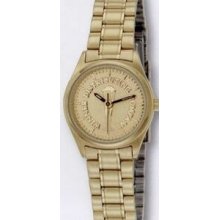 Selco Geneve Ladies` Gold Jaguar Medallion Watch