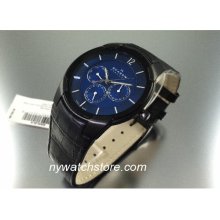 Skagen Leather Blue Dial Men's watch #856XLBLN