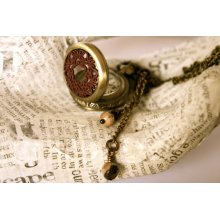 Small Steampunk Pocket Watch Necklace - Steampunk Pocket Watch - Perfect Timing - Gift for Her