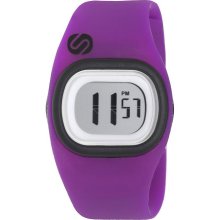 Soleus Womens SR011505 Tigress Digital Chronograph & Purple Silicone Strap Watch