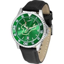 South Florida Bulls USF NCAA Mens Leather Anochrome Watch ...