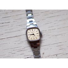 Soviet watch Russian watch Women watch Mechanical watch- silver clock face watch- women's wrist ladies