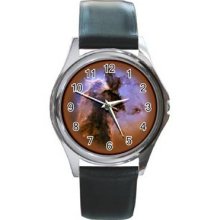 Space Ver 1 Unisex Silver-Tone Round Metal Watch 20