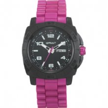 Sprout Water Resistant Magenta Bracelet Watch - Unisex