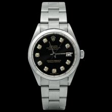 Stainless steel rolex date just watch man lady oyster diamond dial datejust