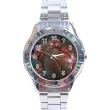 Star Birth Nebula Galaxy Universe Stainless Steel Analogue Watch