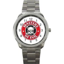 Starbucks Coffee Parody Unisex Silver-Tone Sports Metal Watch 11