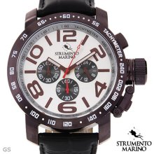 STRUMENTO MARINO SM051LBR/WH Chronograph Men's Watch