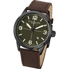 Stuhrling Original Men's 449.3355k5 Tuskegee Classic Black Pvd Case,